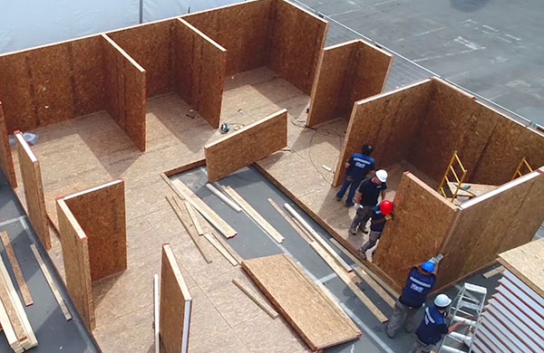 Armado vivienda con Paneles SIP Econova