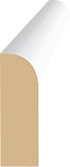 Guardapolvo Rodón MDF Prepintado GP 18